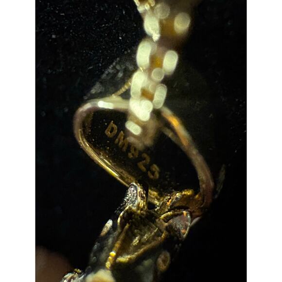 1ct Moissanite Vermeil over stamped 925 Necklace - Picture 5 of 6